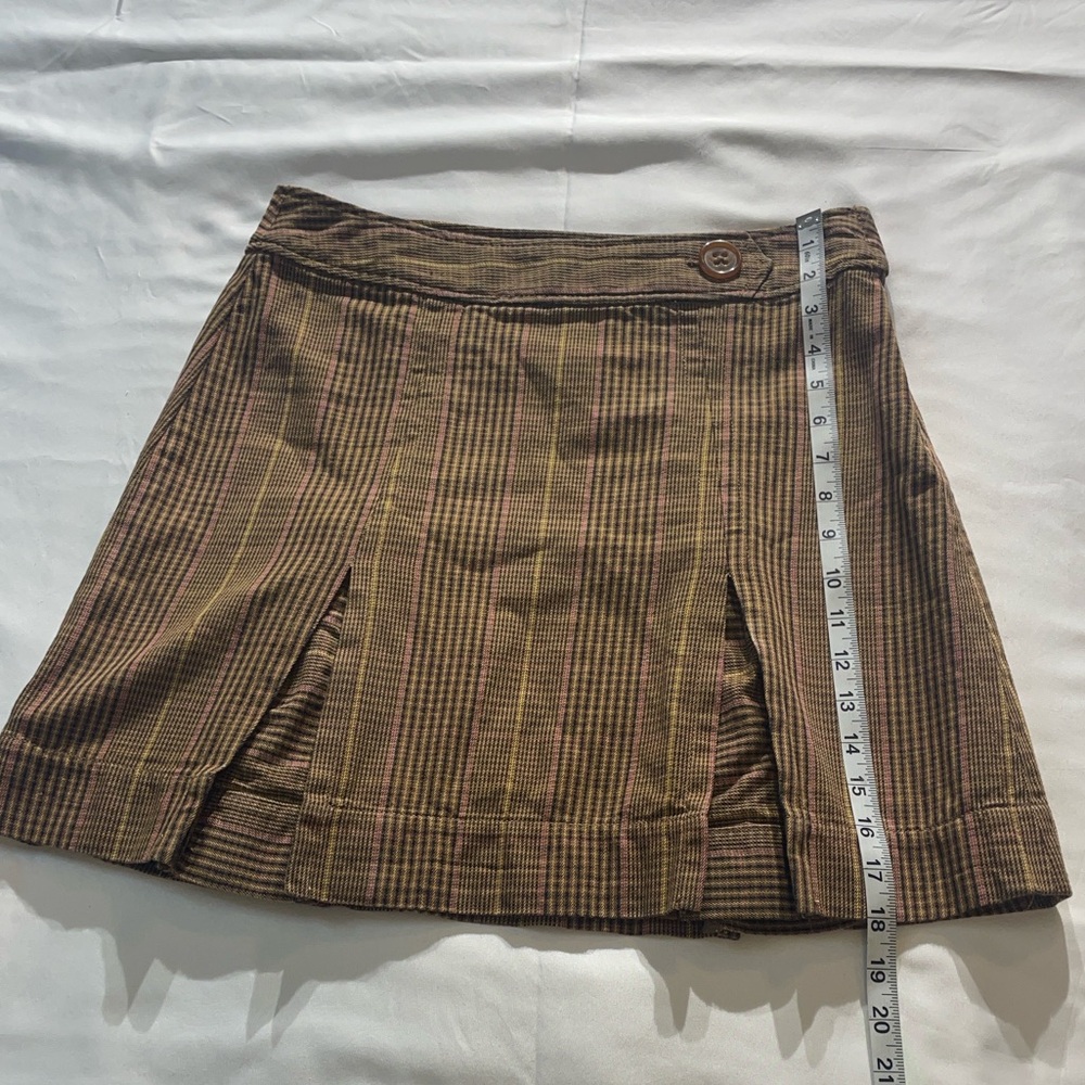 Vintage Plaid Pleated Mini Skirt | Size 6 - Picture 5 of 9